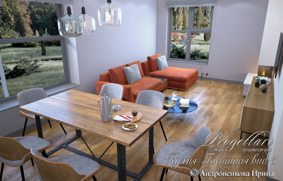 Дизайн интерьера загородного дома в  Репино