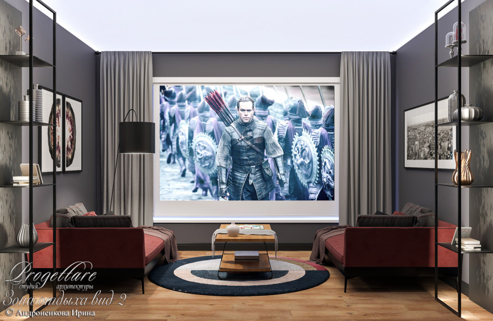 Дизайн интерьера загородного дома в  Репино