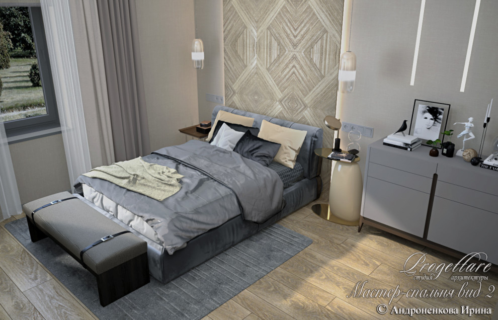 Дизайн интерьера загородного дома в  Репино