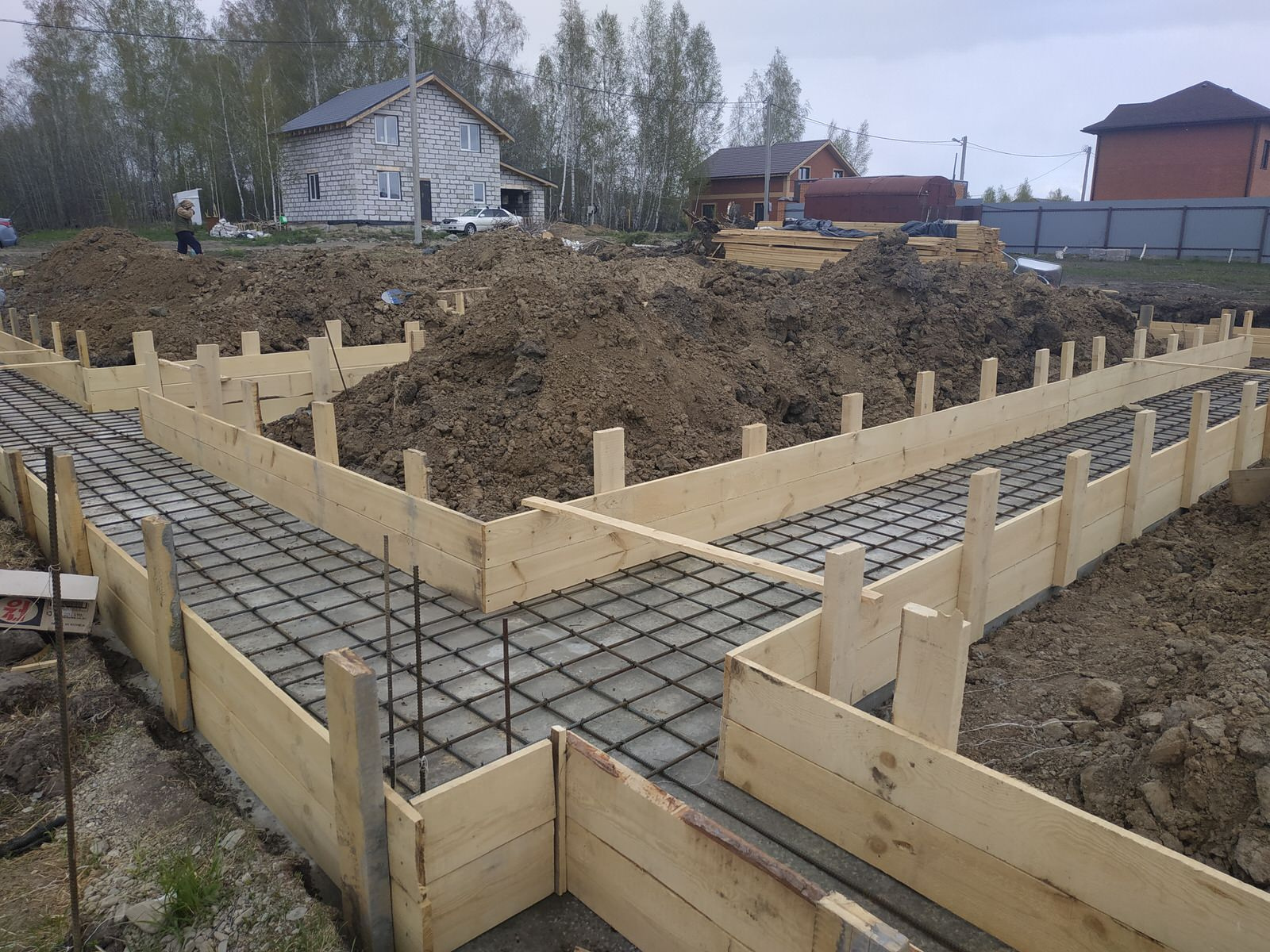 Строительство жилого дома в г. Новосибирск п. Близкий