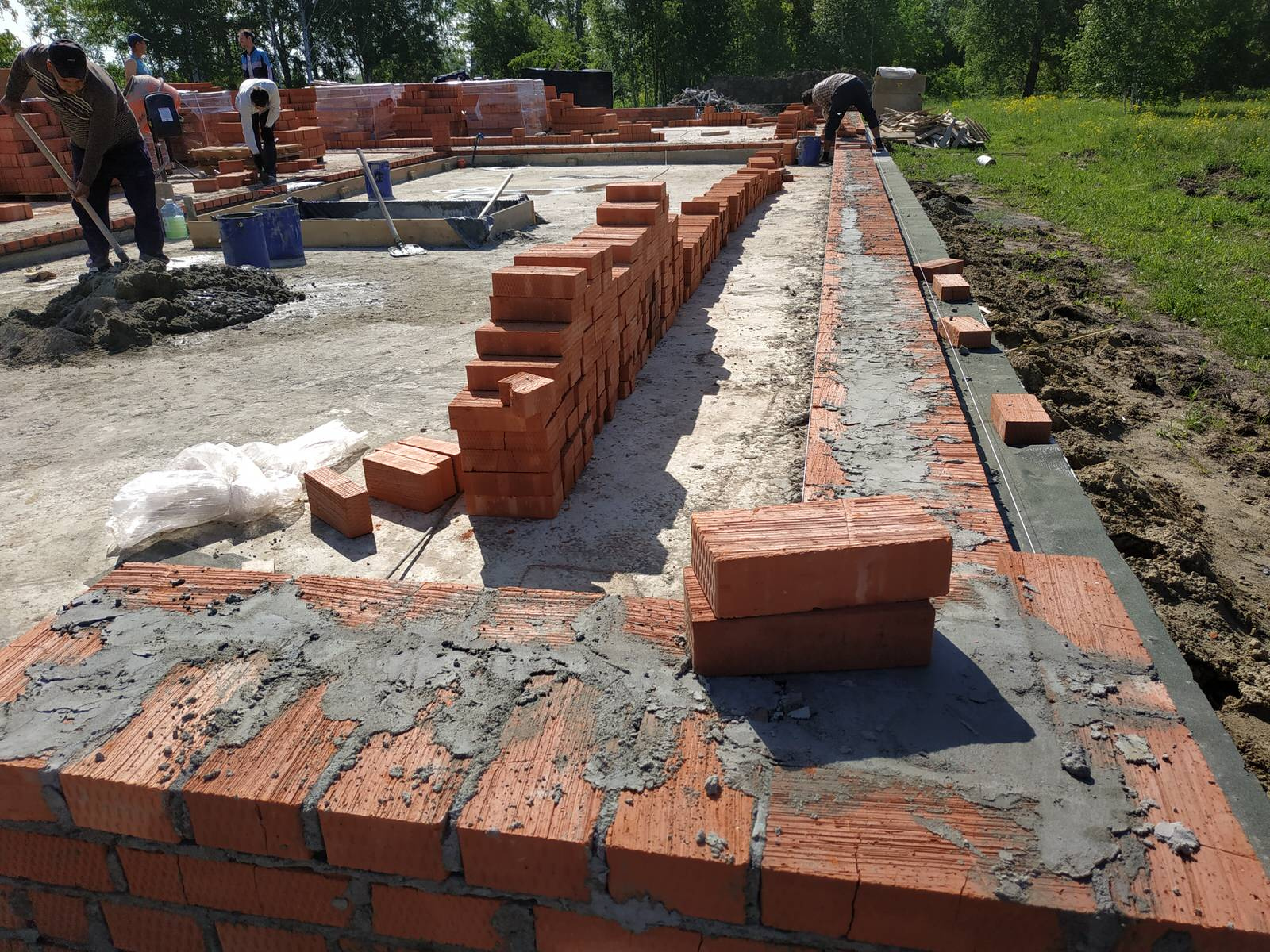 Строительство жилого дома в г. Новосибирск п. Близкий