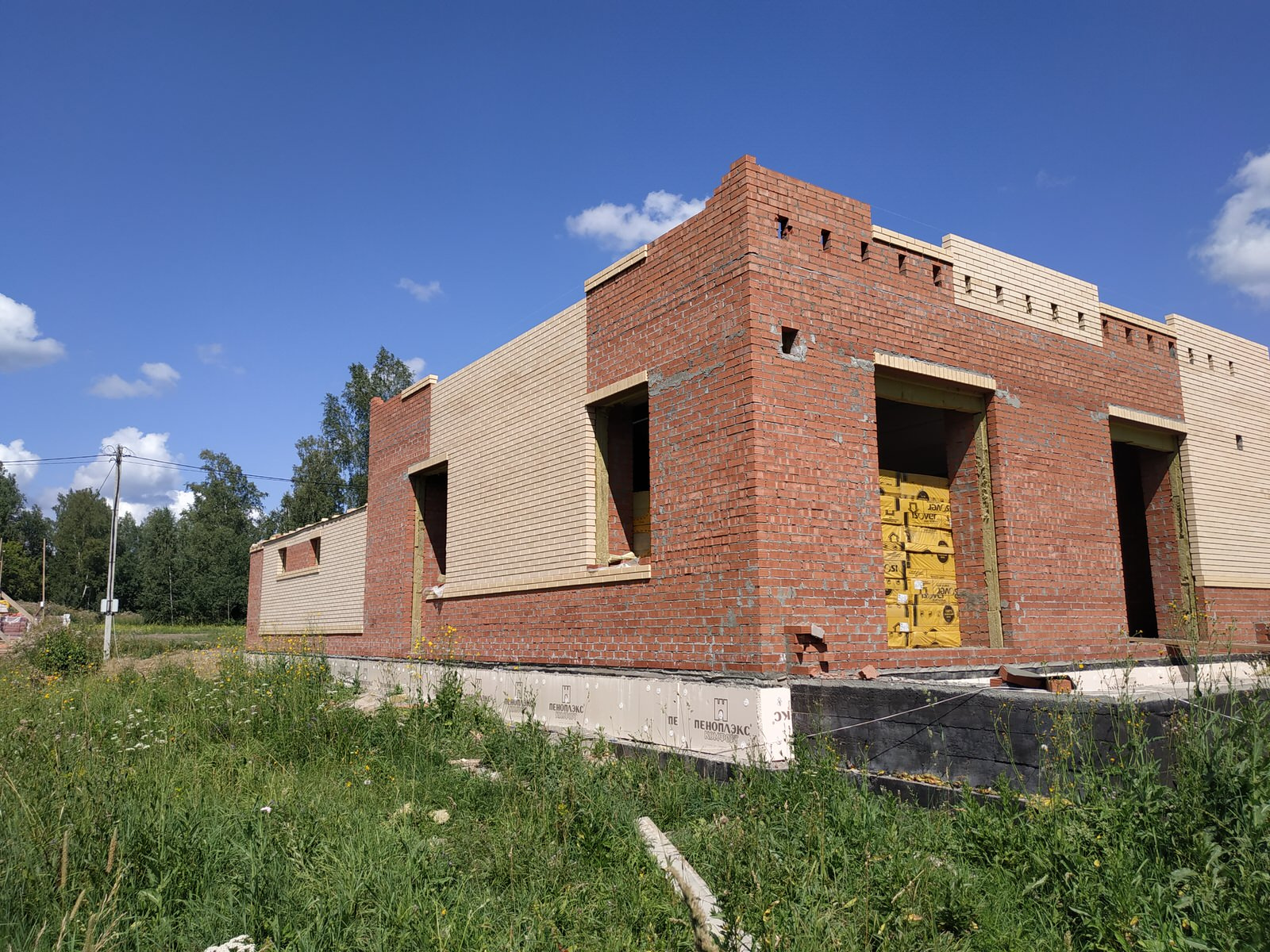 Строительство жилого дома в г. Новосибирск п. Близкий