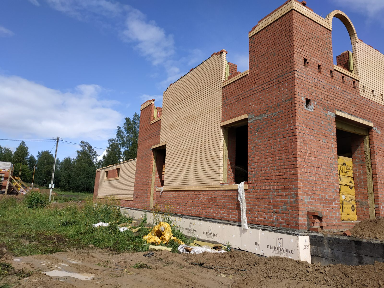 Строительство жилого дома в г. Новосибирск п. Близкий