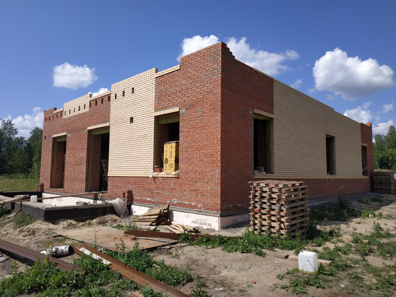 Строительство жилого дома в г. Новосибирск п. Близкий