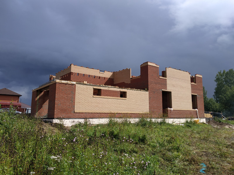 Строительство жилого дома в г. Новосибирск п. Близкий