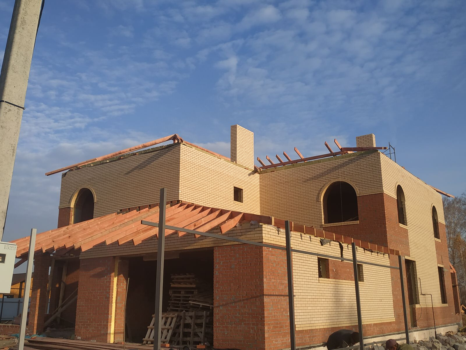 Строительство жилого дома в г. Новосибирск п. Близкий