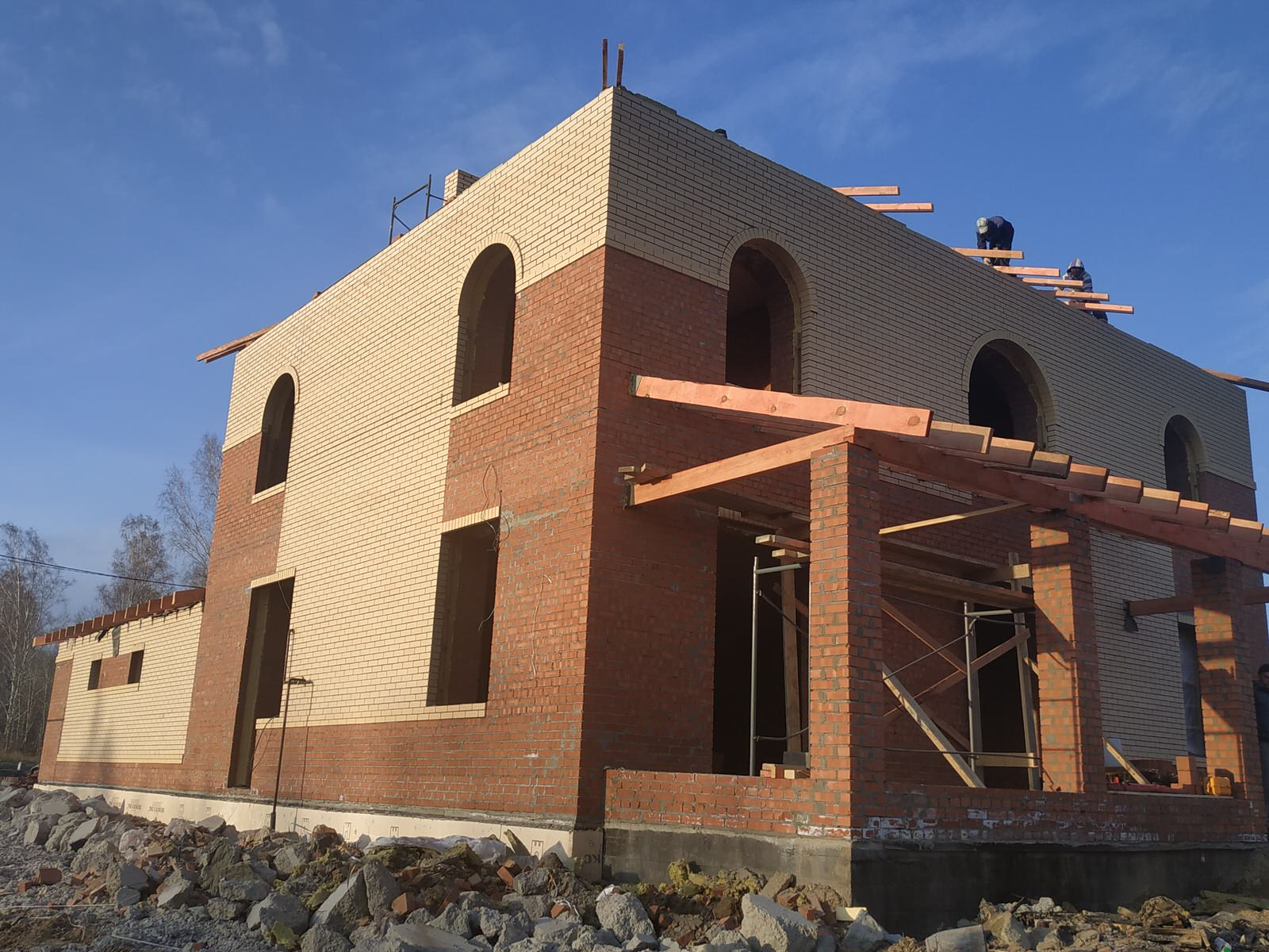 Строительство жилого дома в г. Новосибирск п. Близкий