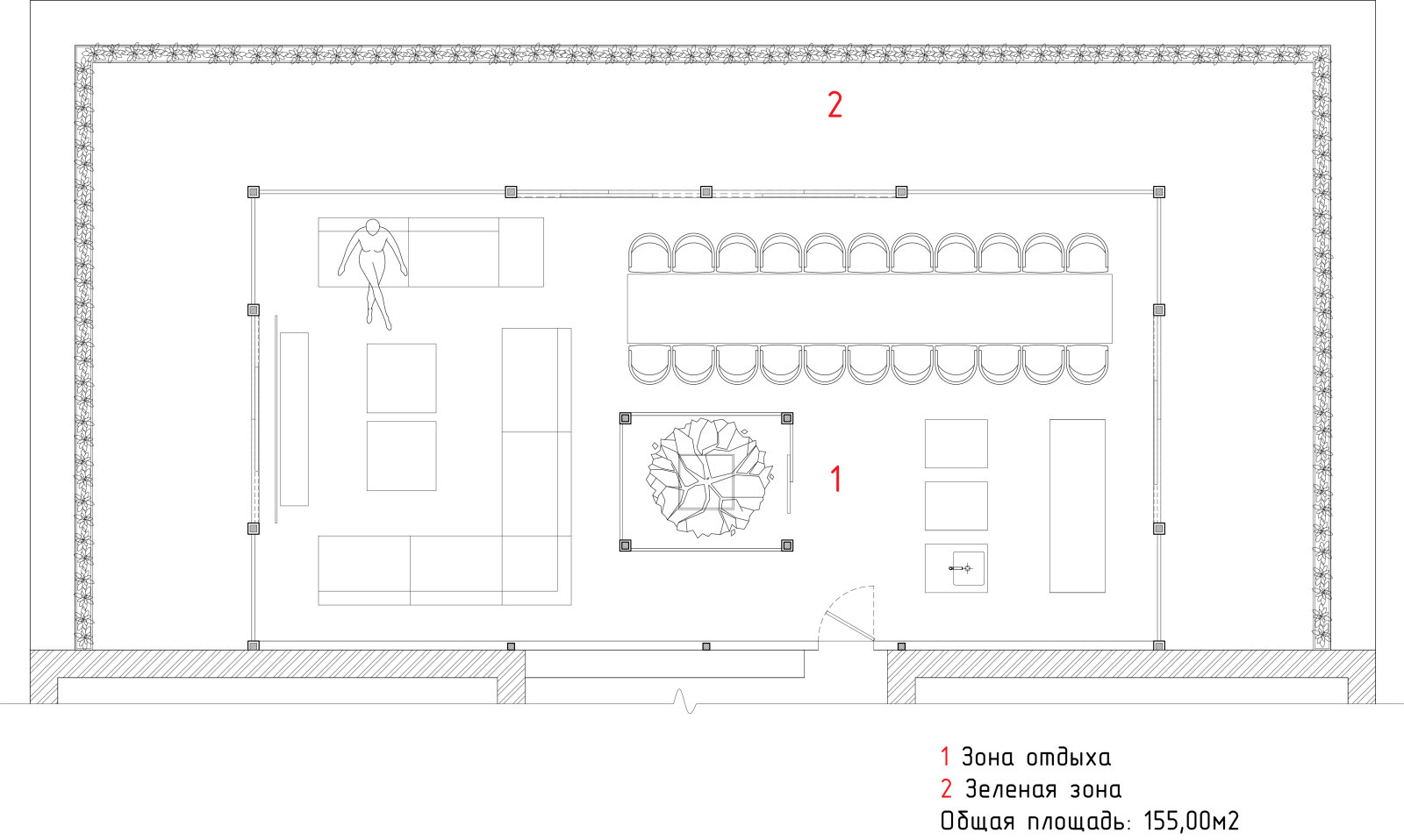 планировка офиса