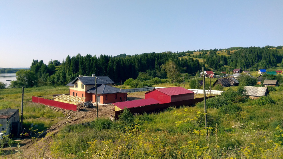 Проект дома с гаражом в Пермском крае, S=198,9 кв.м
