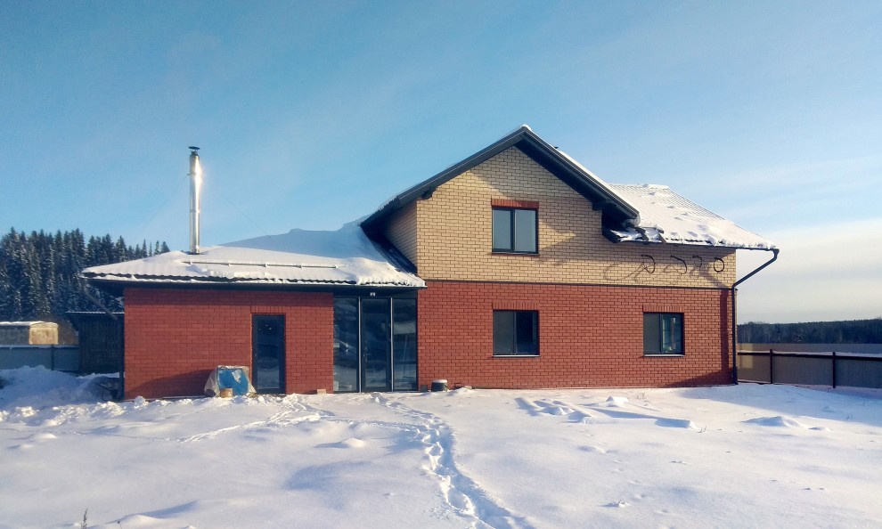 Проект дома с гаражом в Пермском крае, S=198,9 кв.м