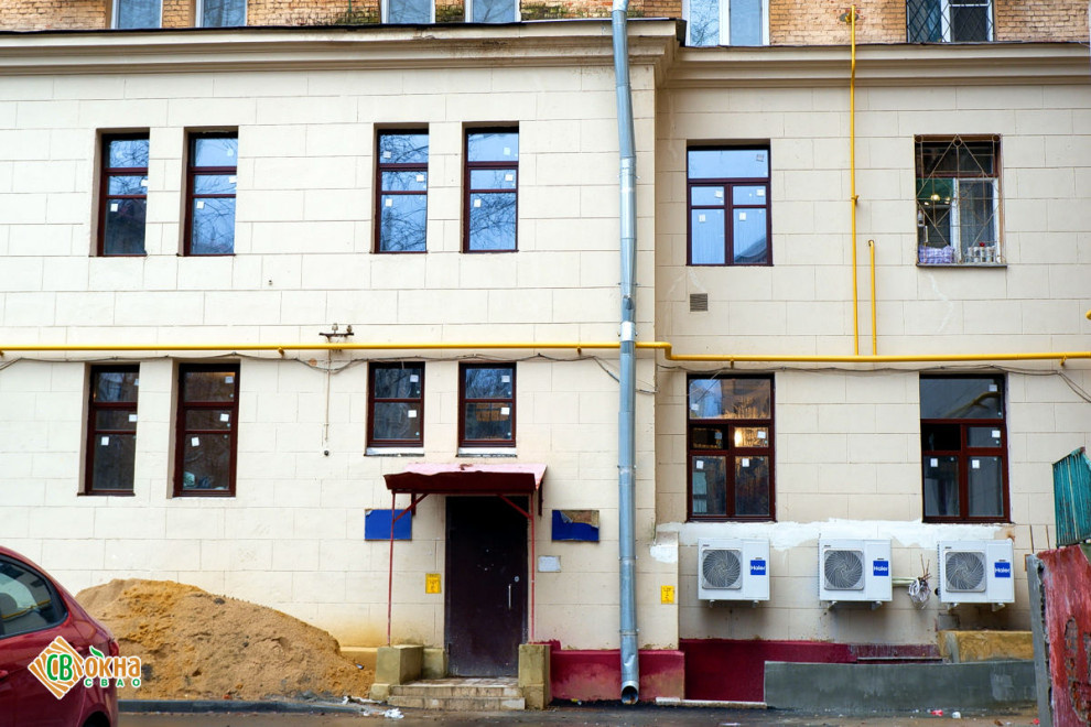 Деревянные евроокна в офис