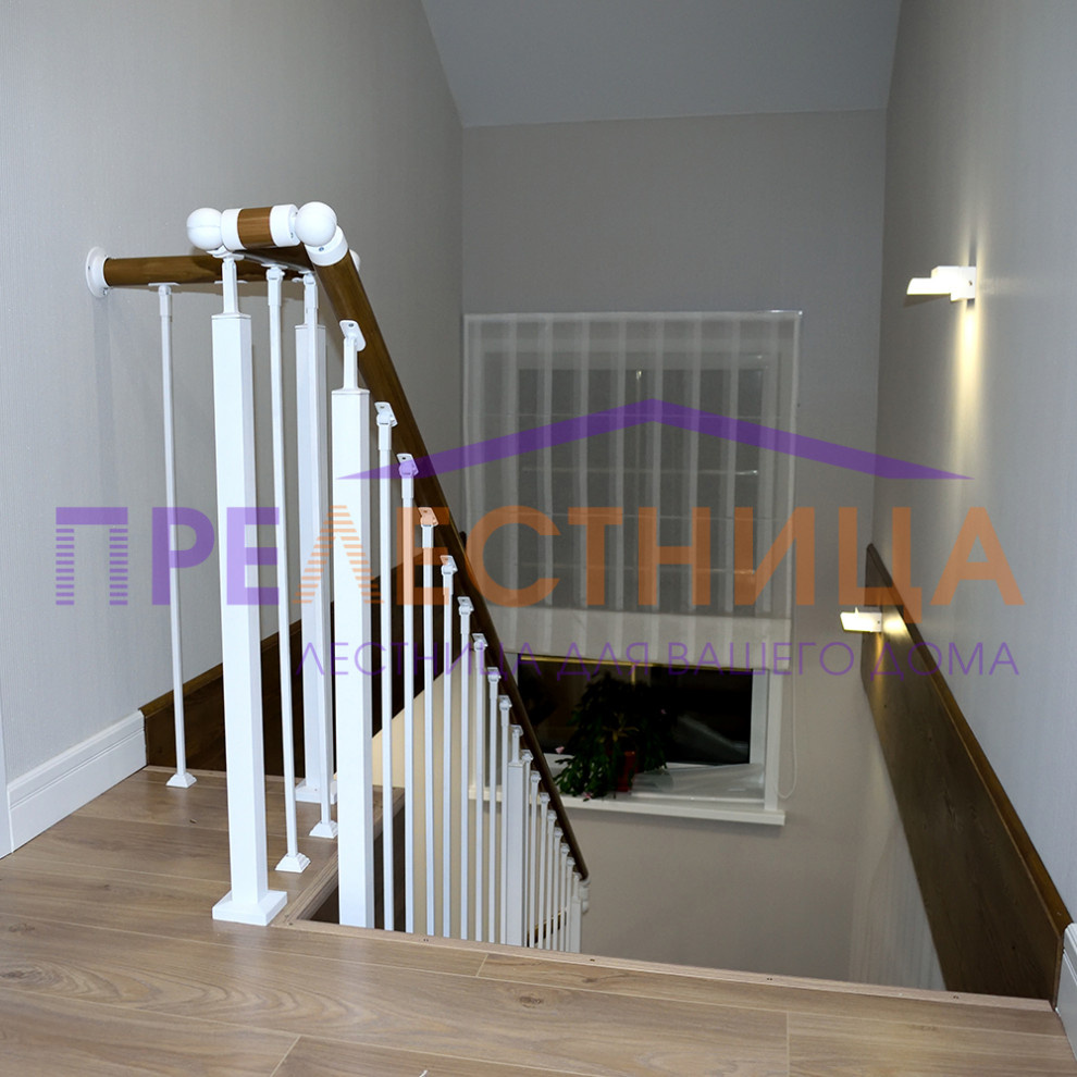 Лестница с эксклюзивным ограждением ФРАНК - 5