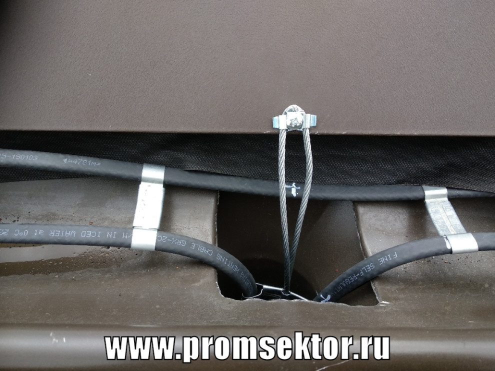 Антиобледенение кровли и водостоков