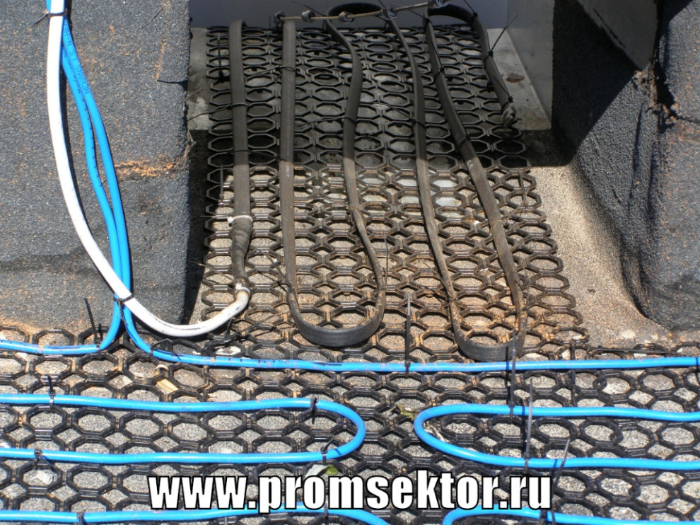 Антиобледенение кровли и водостоков