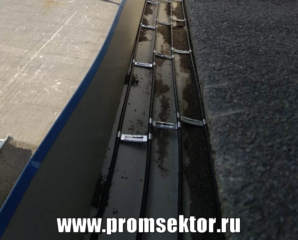Антиобледенение кровли и водостоков