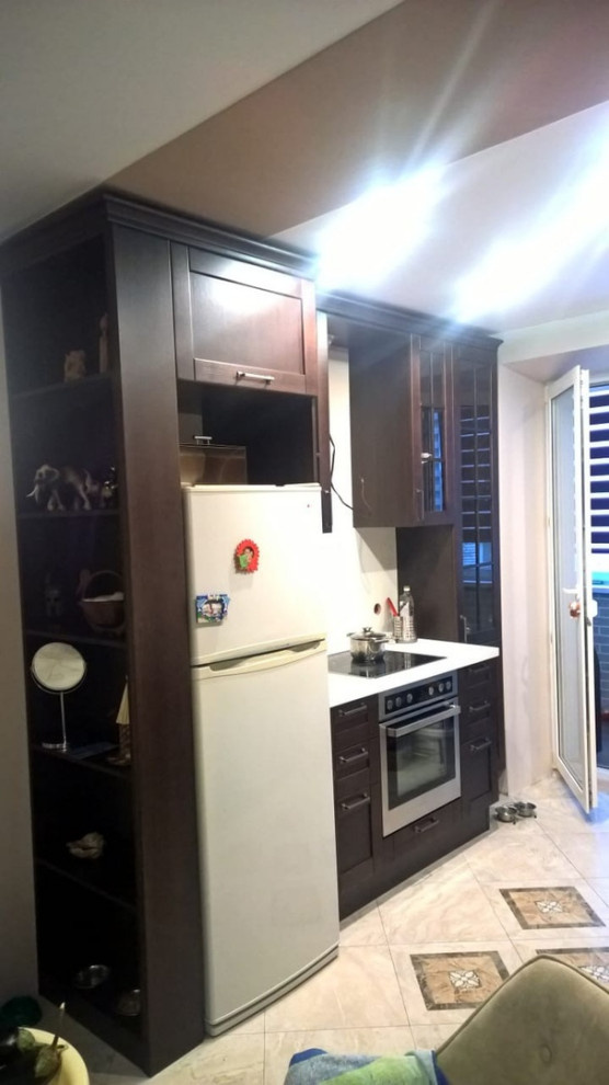 Кухня городская классика из массива дуба для г.Ноябрьска