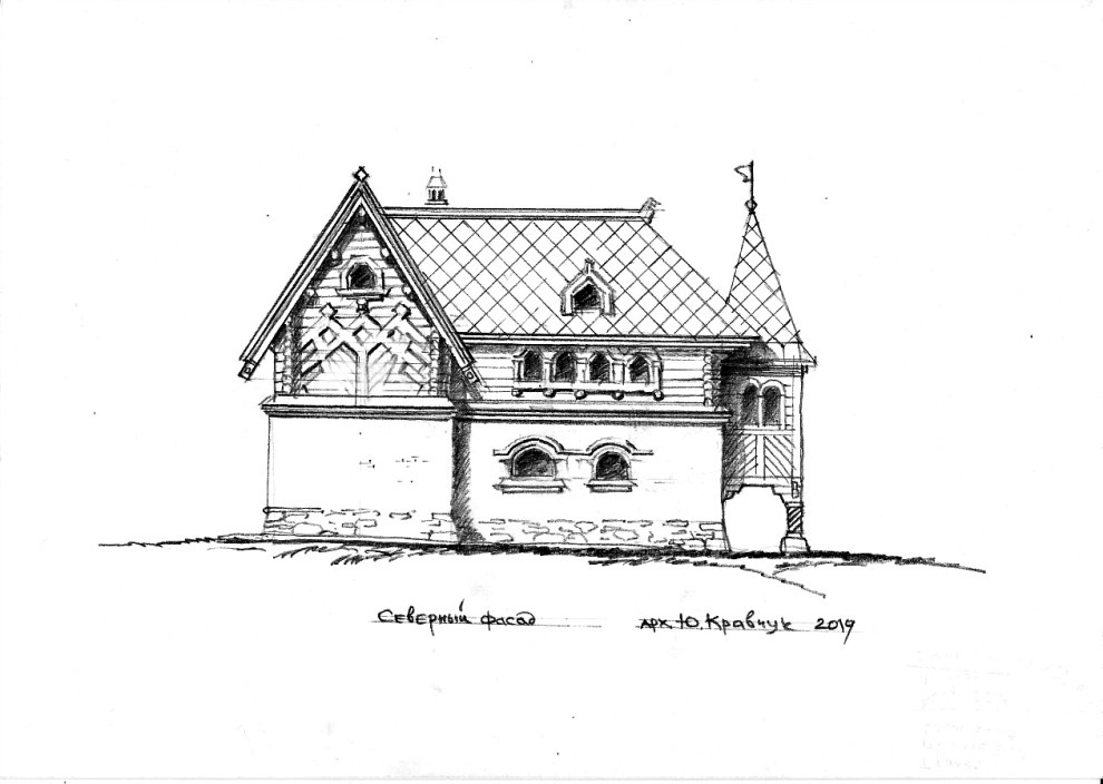 Архитектурный эскиз Терема