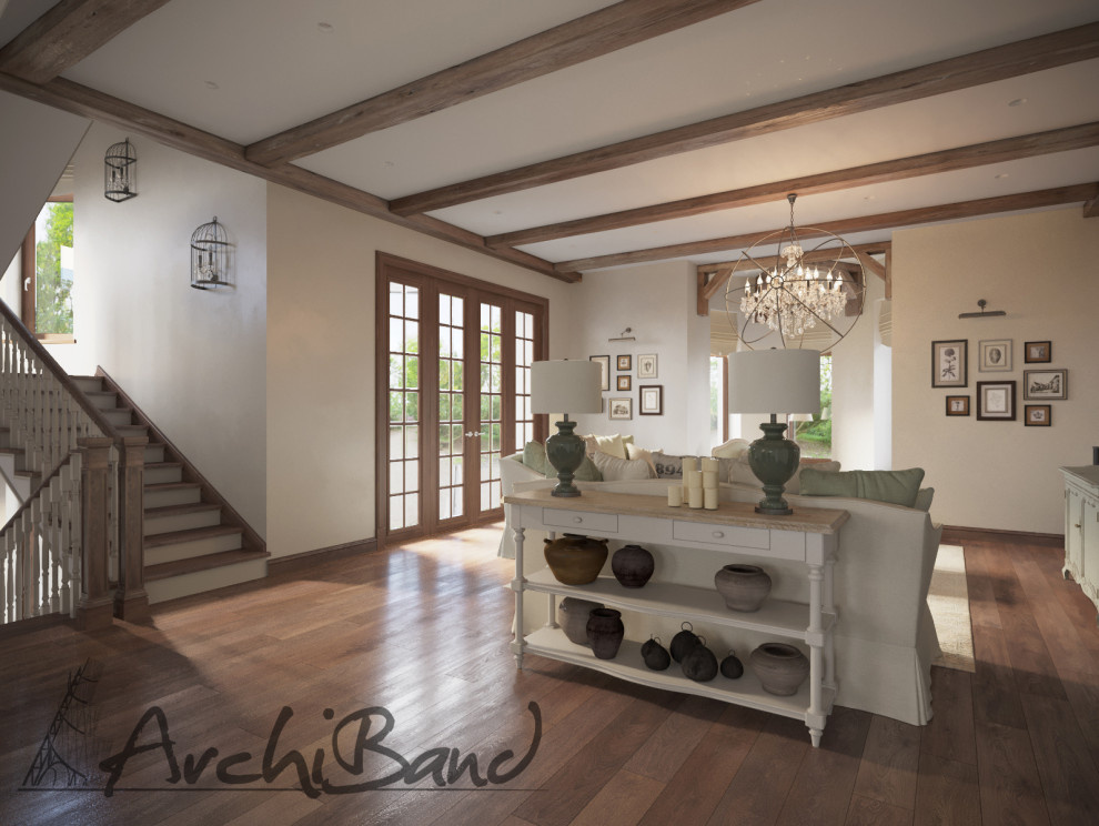 гостиная, дом в Красногорске