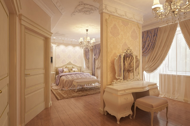 Обложка проекта: Спальня в классическом стиле