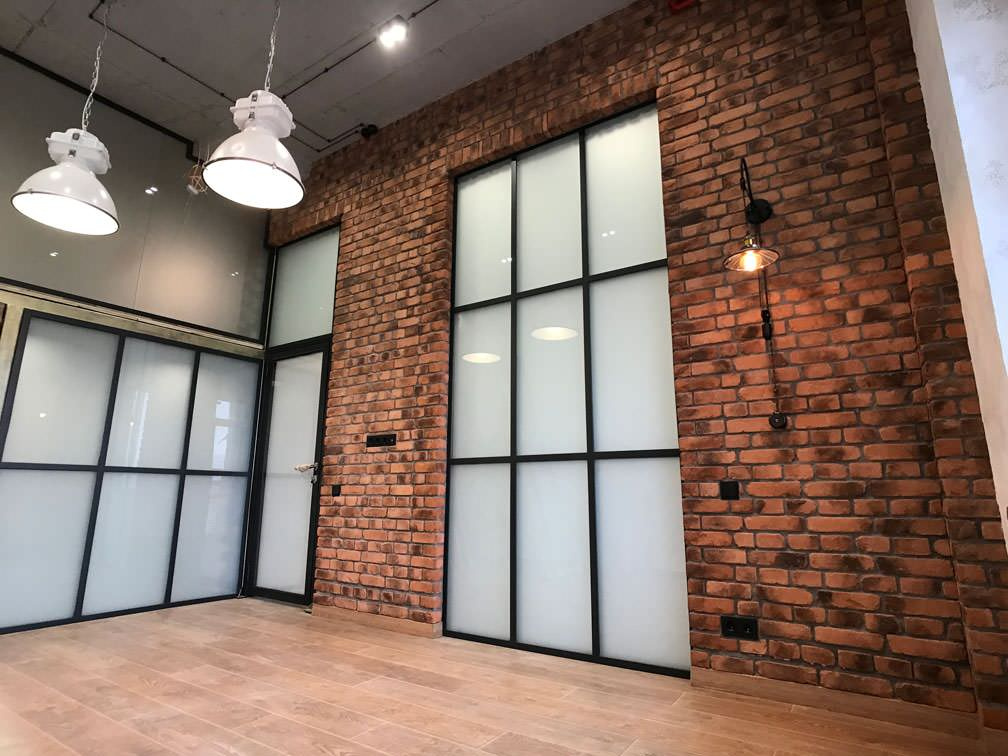 Апартаменты в стиле Лофт. Кирпич БауЭко, коллекция Terracotta