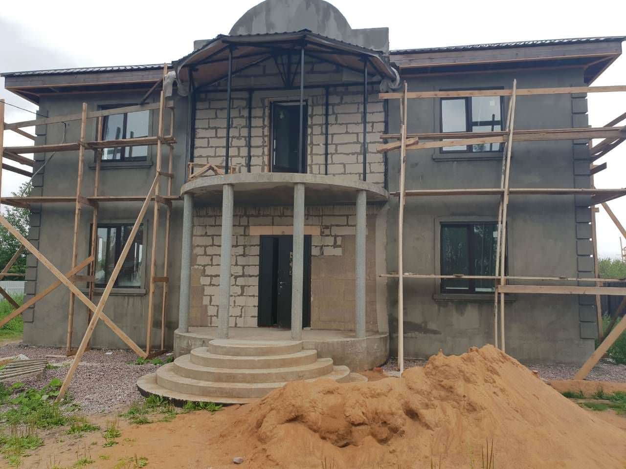 Отделка загородного дома Петродворец