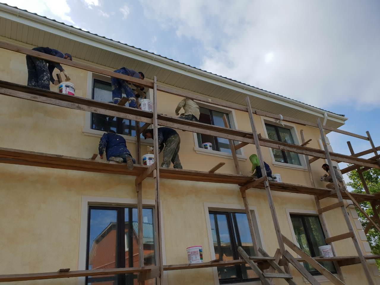 Отделка загородного дома Петродворец