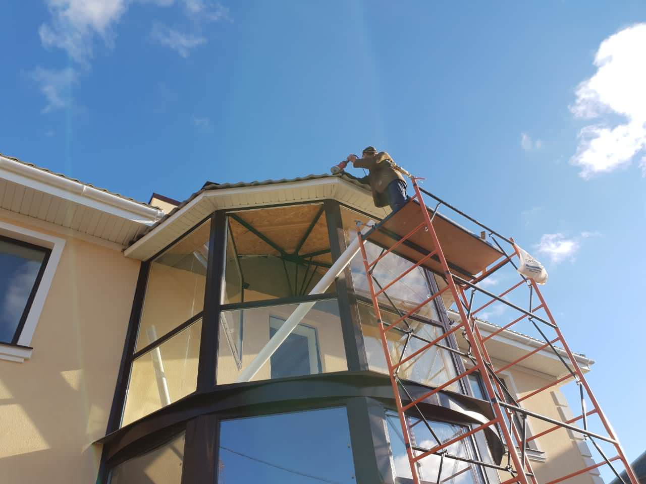 Отделка загородного дома Петродворец