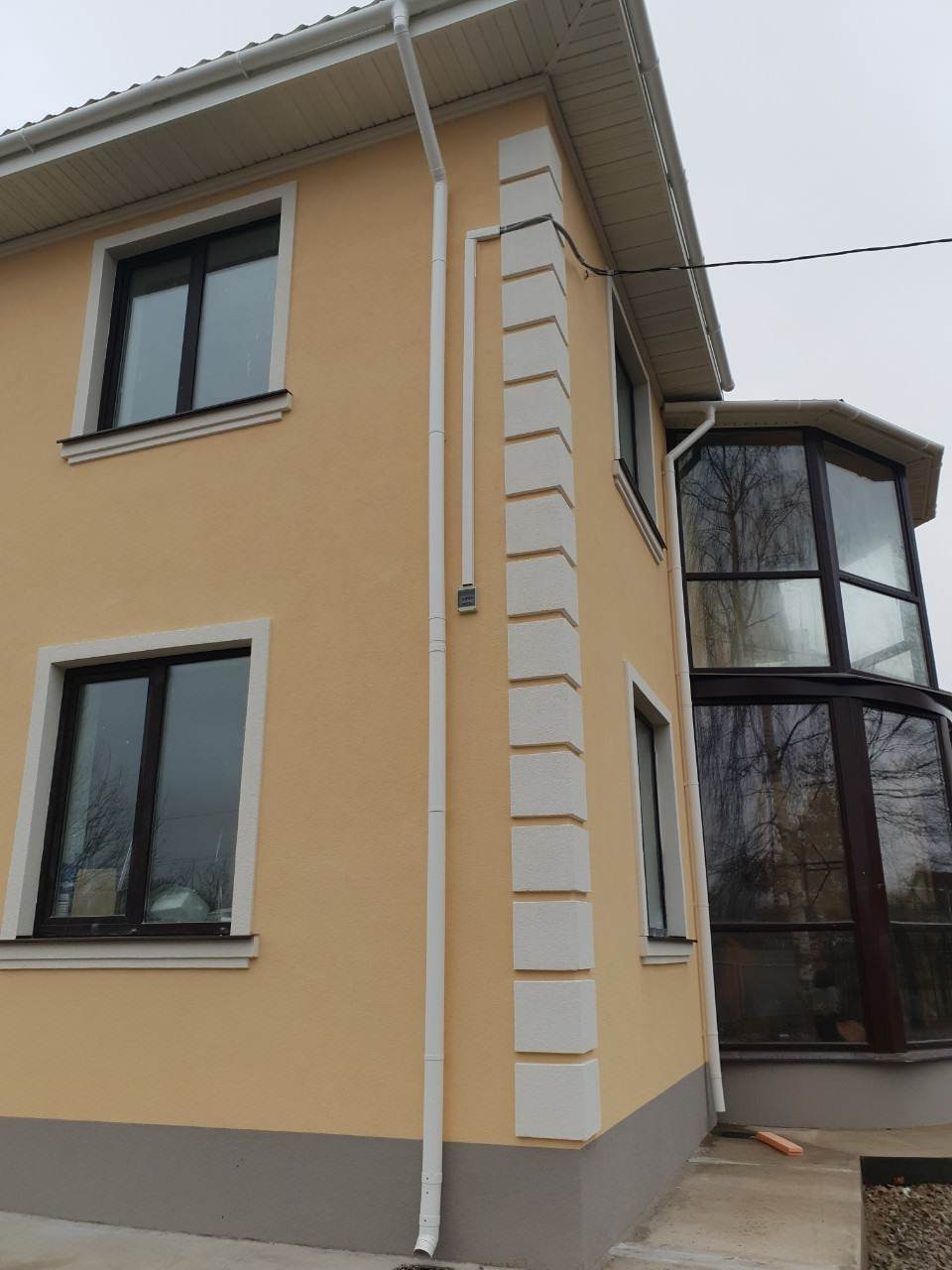 Отделка загородного дома Петродворец