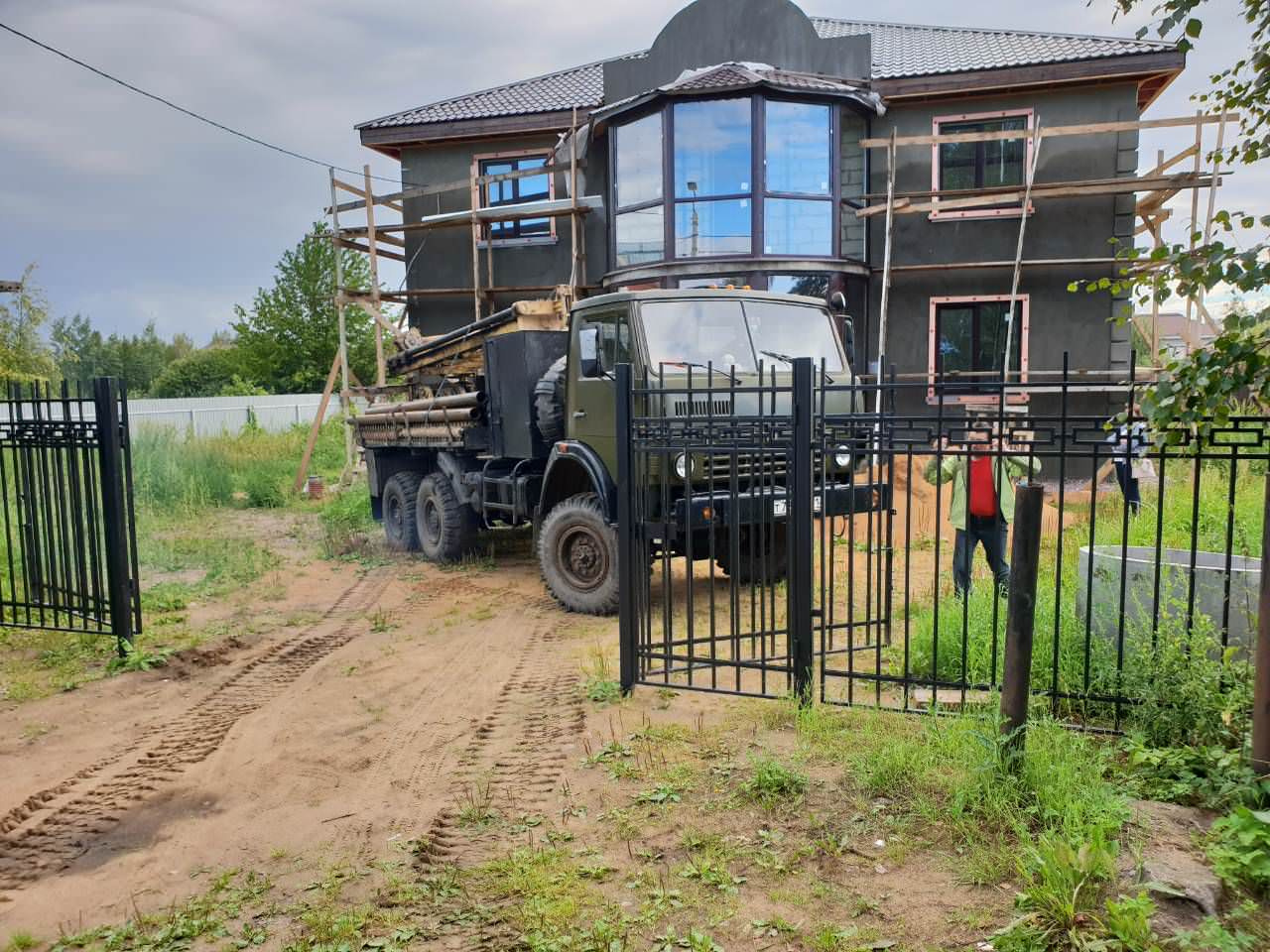 Отделка загородного дома Петродворец