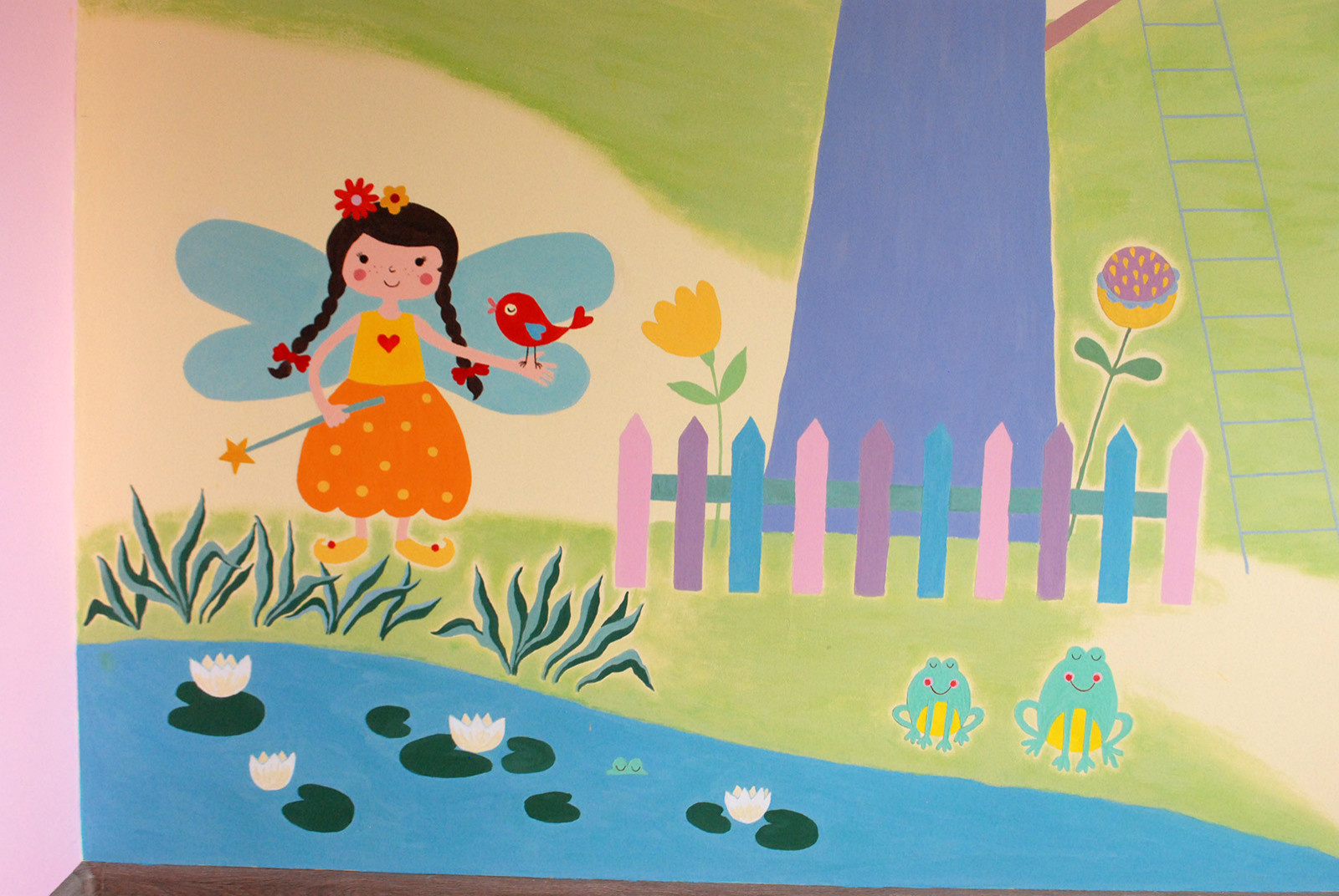 Роспись стен для детской