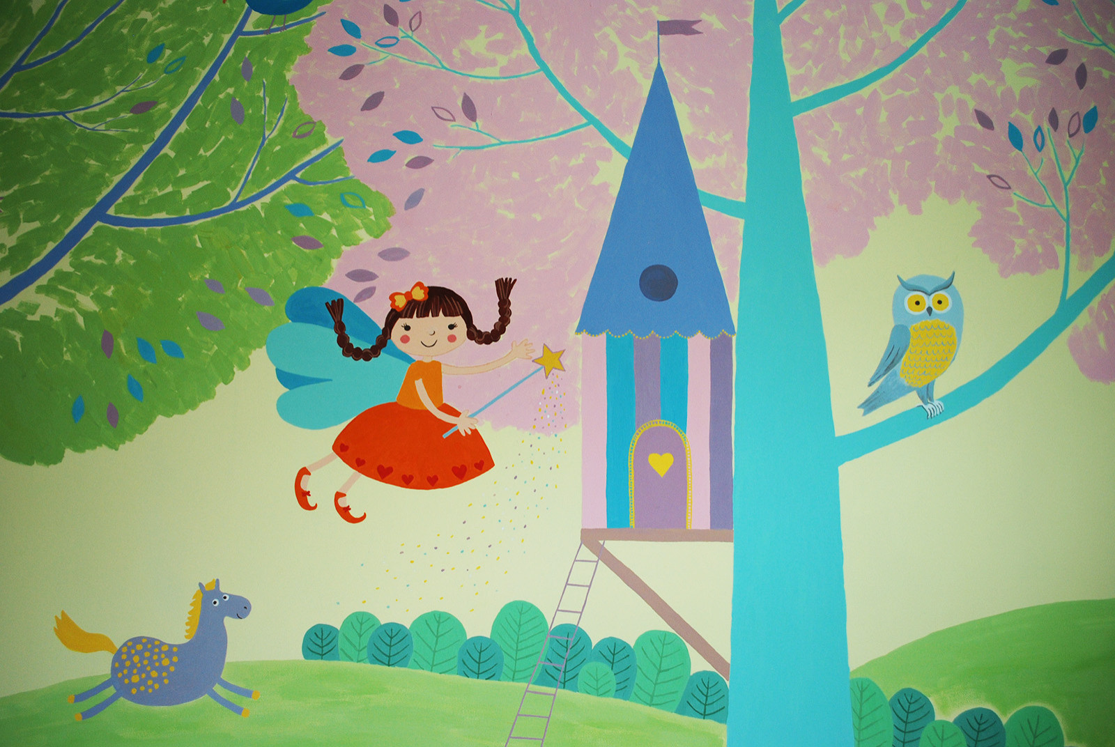 Роспись стен для детской