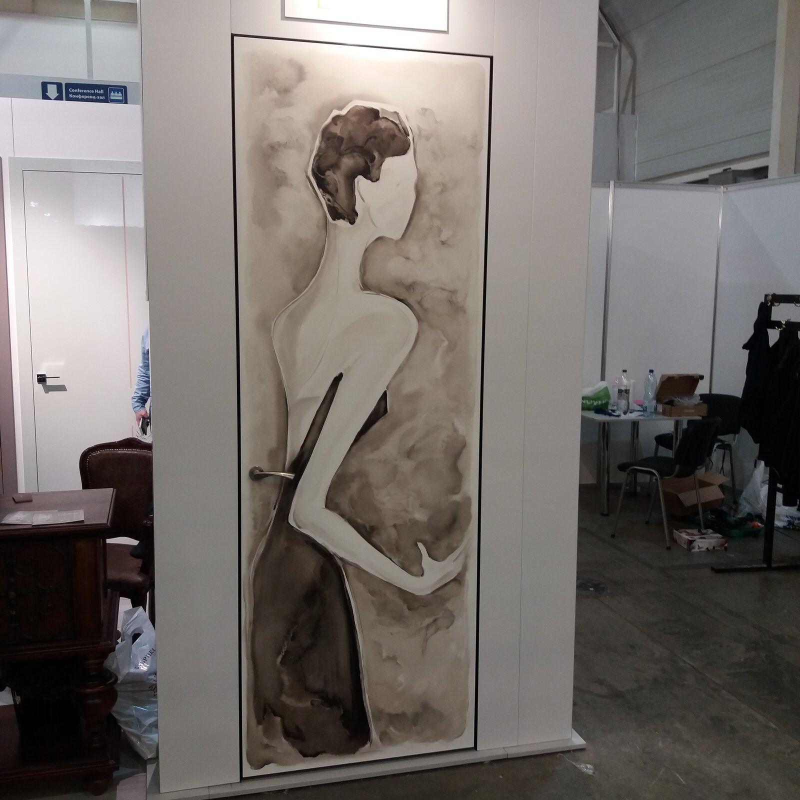 Тату для стен. Двери роспись технология холодный деколь