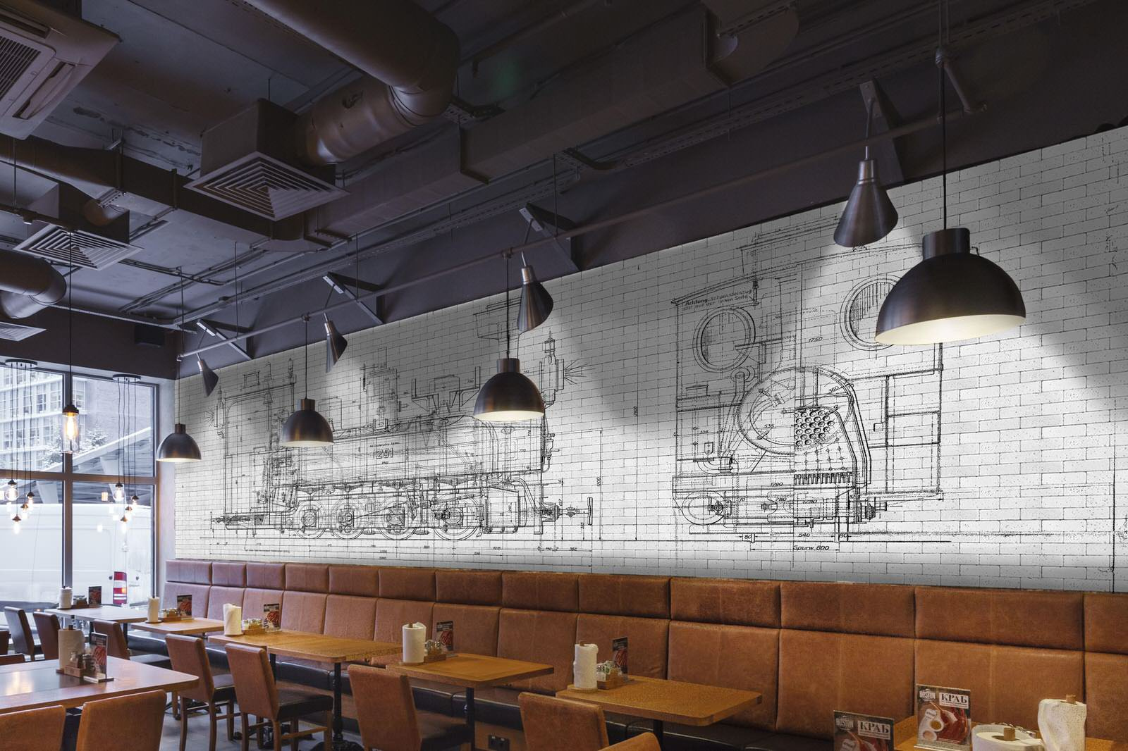 Тату для стен. Быстрый принт на стену.