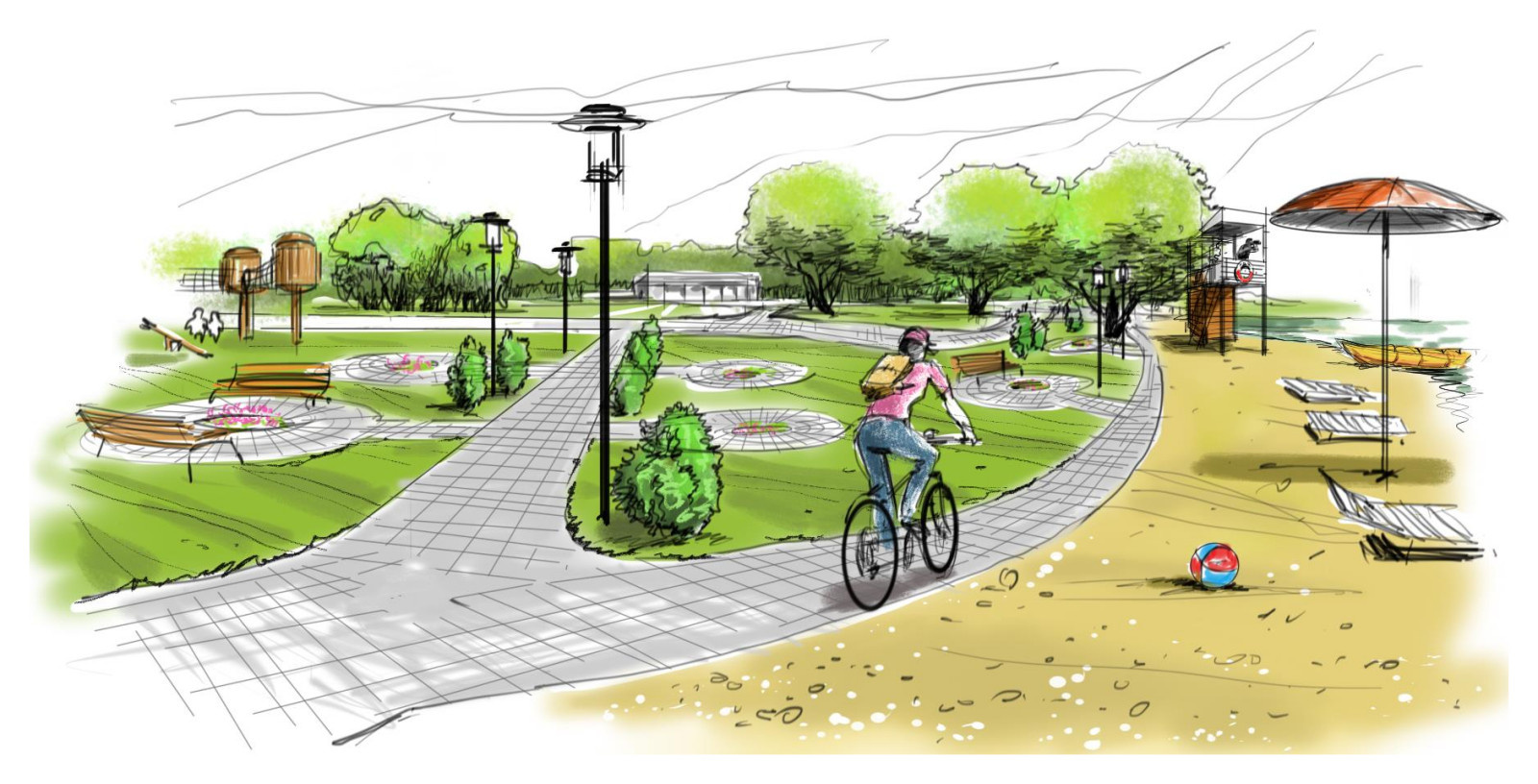 ландшафтный скетчинг