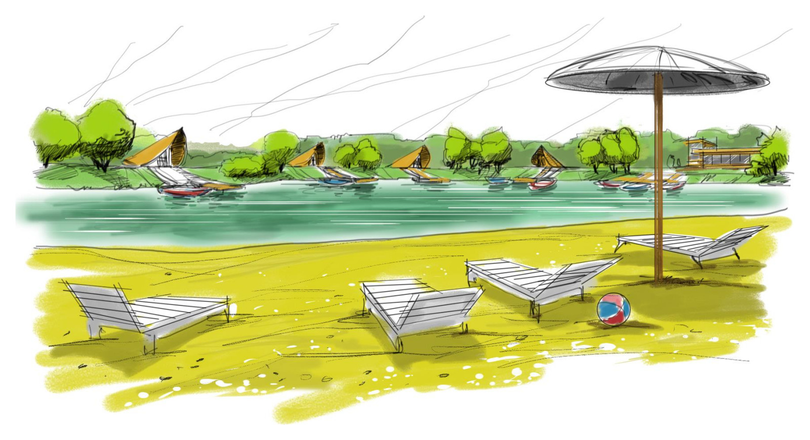 ландшафтный скетчинг