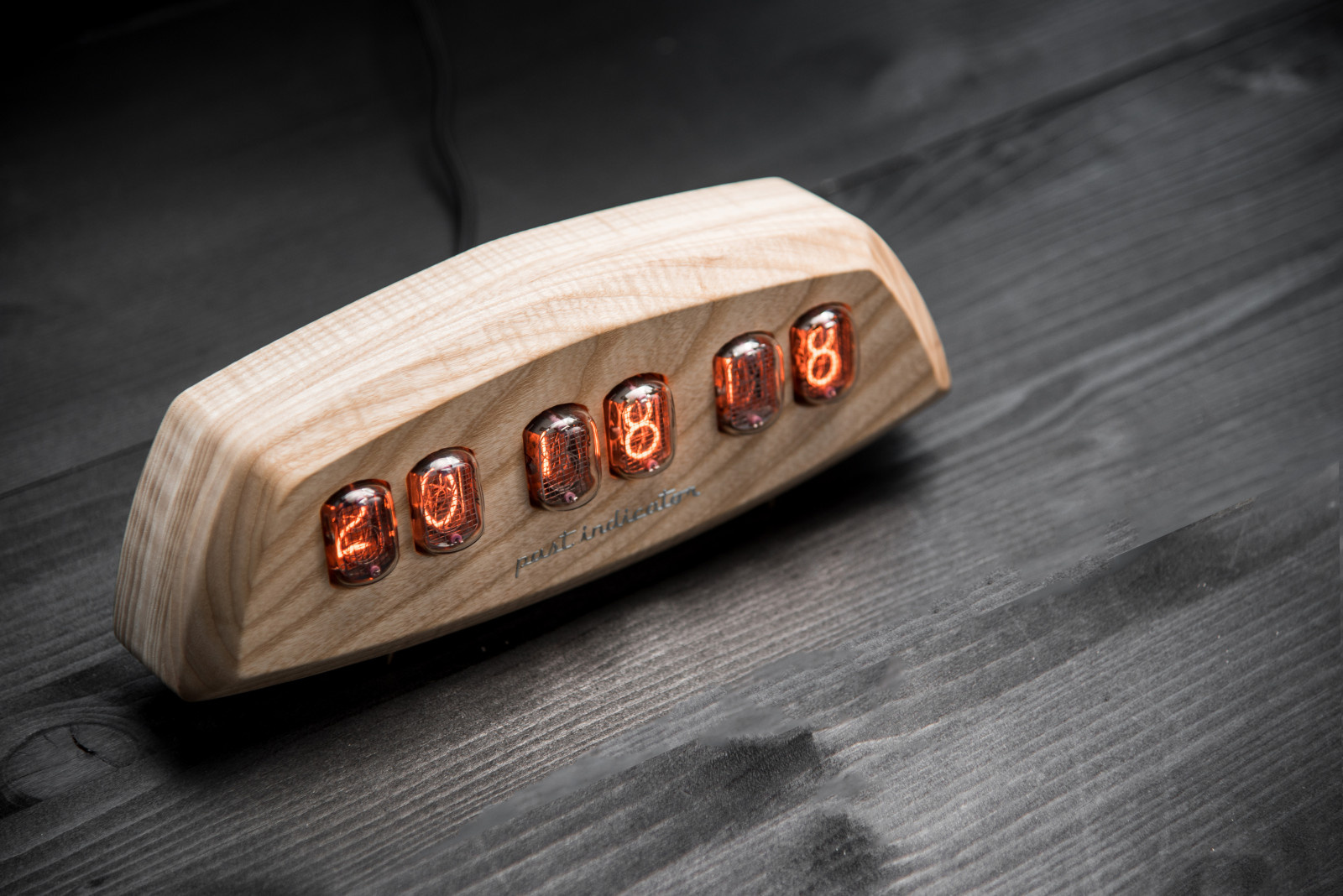Ламповые часы Луноход-1 ясень (nixie clock)