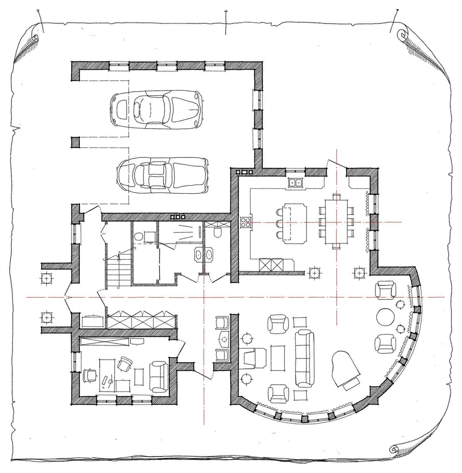 План 1-го этажа