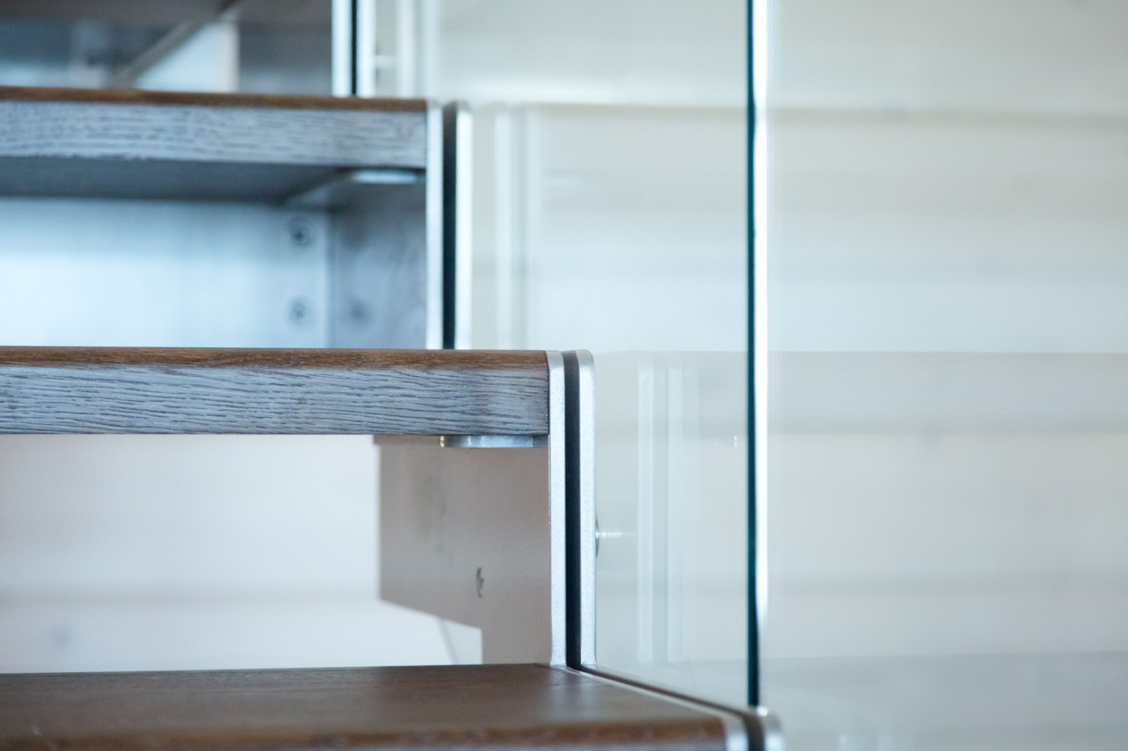 Лестница на металлокаркасе