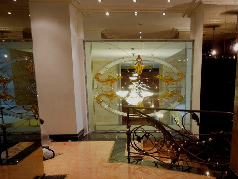 Кованные ограждения лестницы