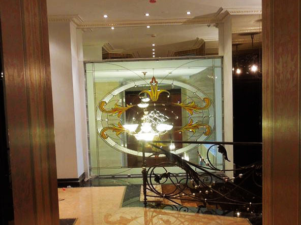 Кованные ограждения лестницы