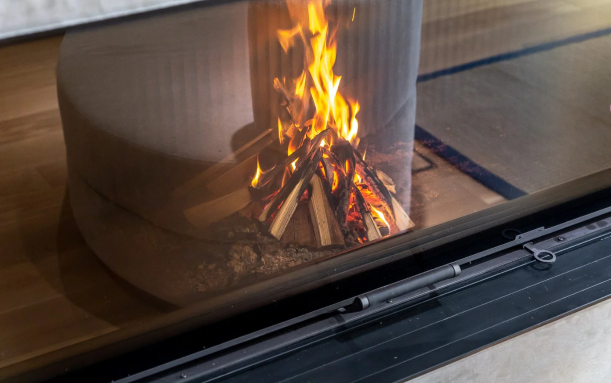 Циновки в гостиную загородного дома в стиле авангард