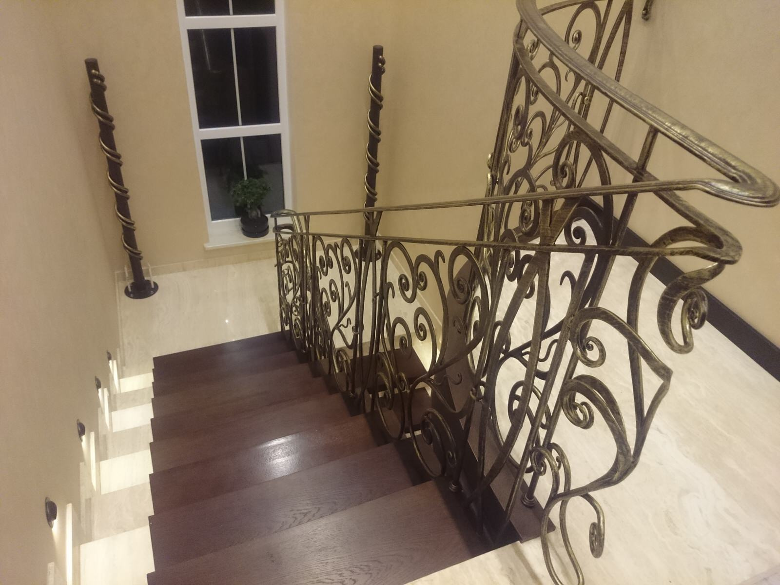 Кованые ограждения в КП Белый Берег