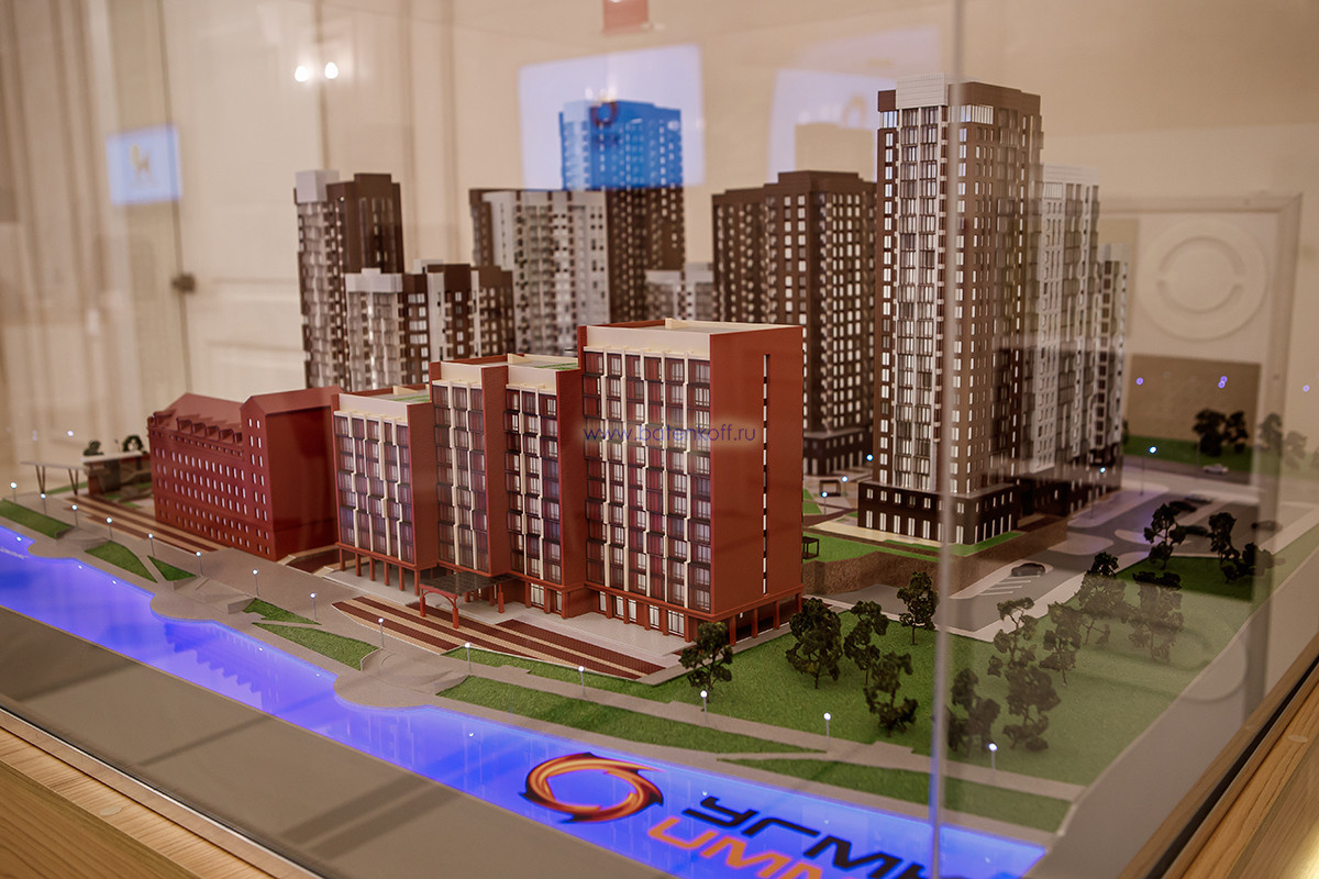 Реализация дизайна интерьеров Отдела продаж ЖК Макаровский