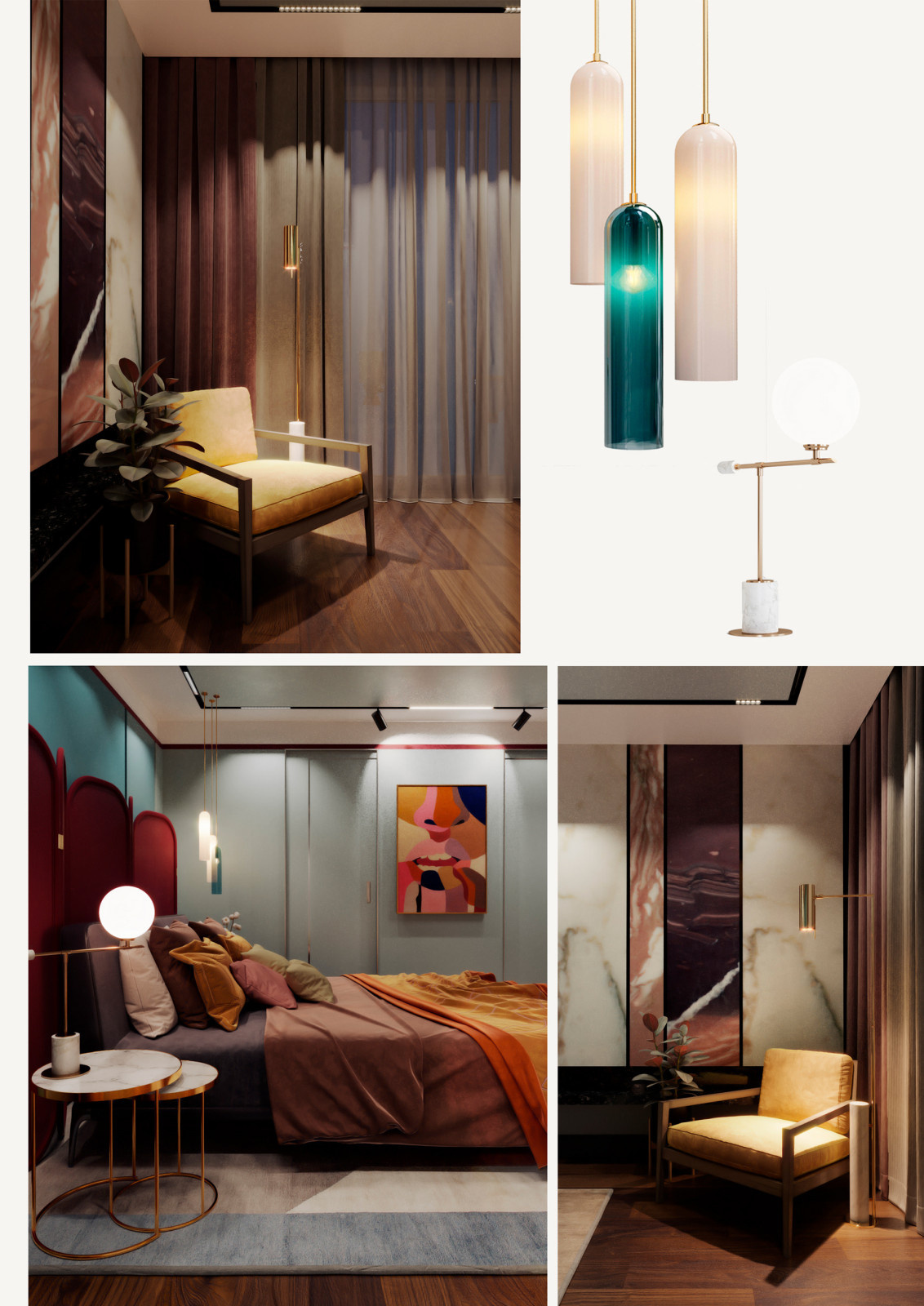 Дизайн проект квартиры на Бытхе, 70 кв м.