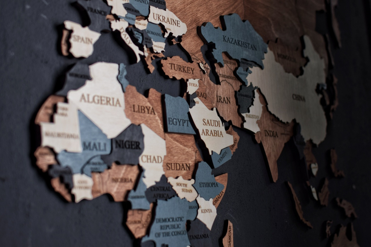 Многоуровневые карты мира