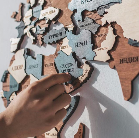 Многоуровневые карты мира