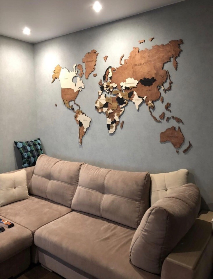 Многоуровневые карты мира