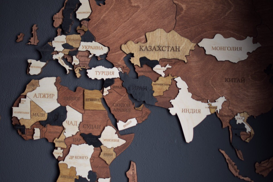 Многоуровневые карты мира