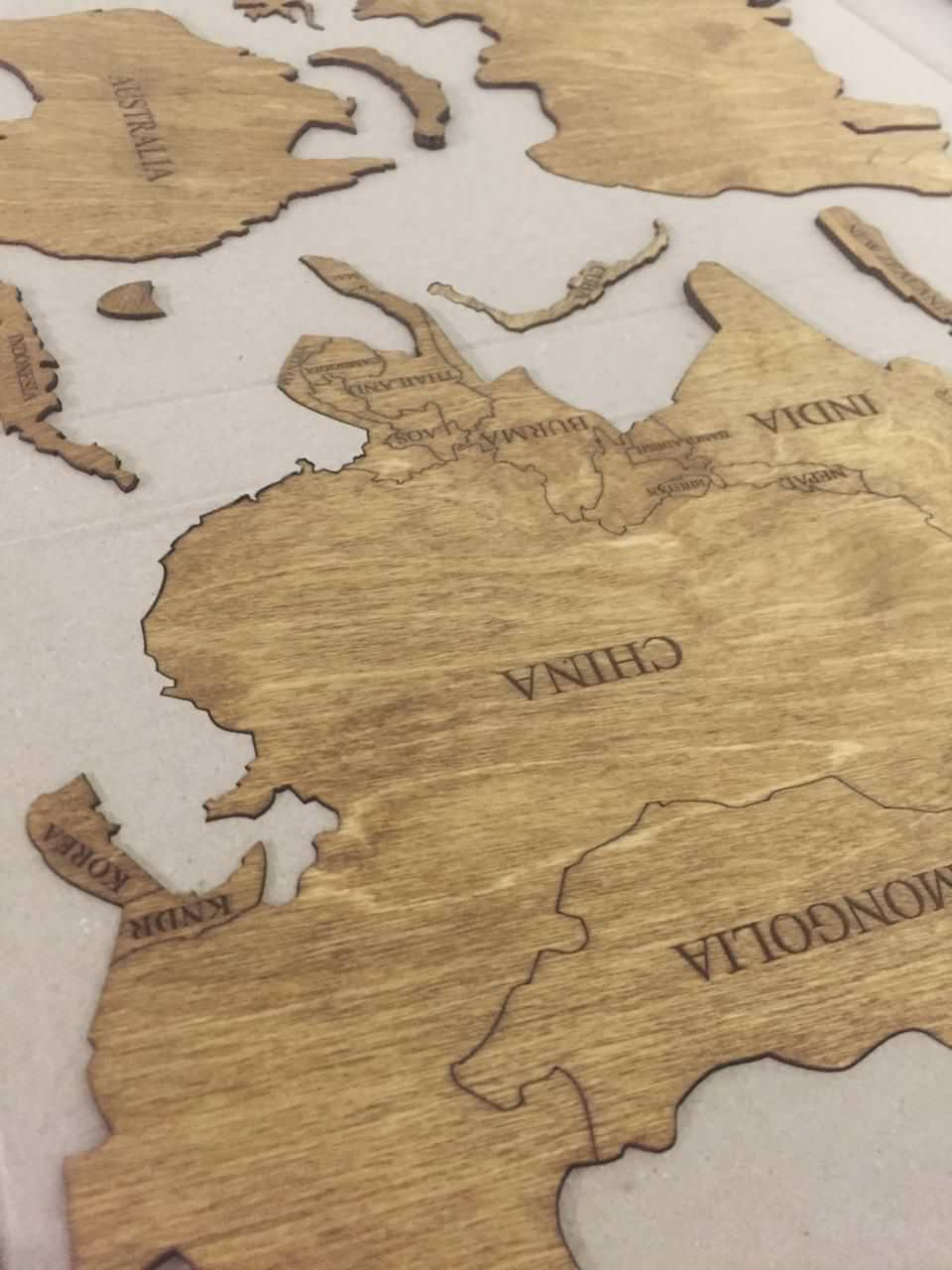 Одноуровневые карты мира