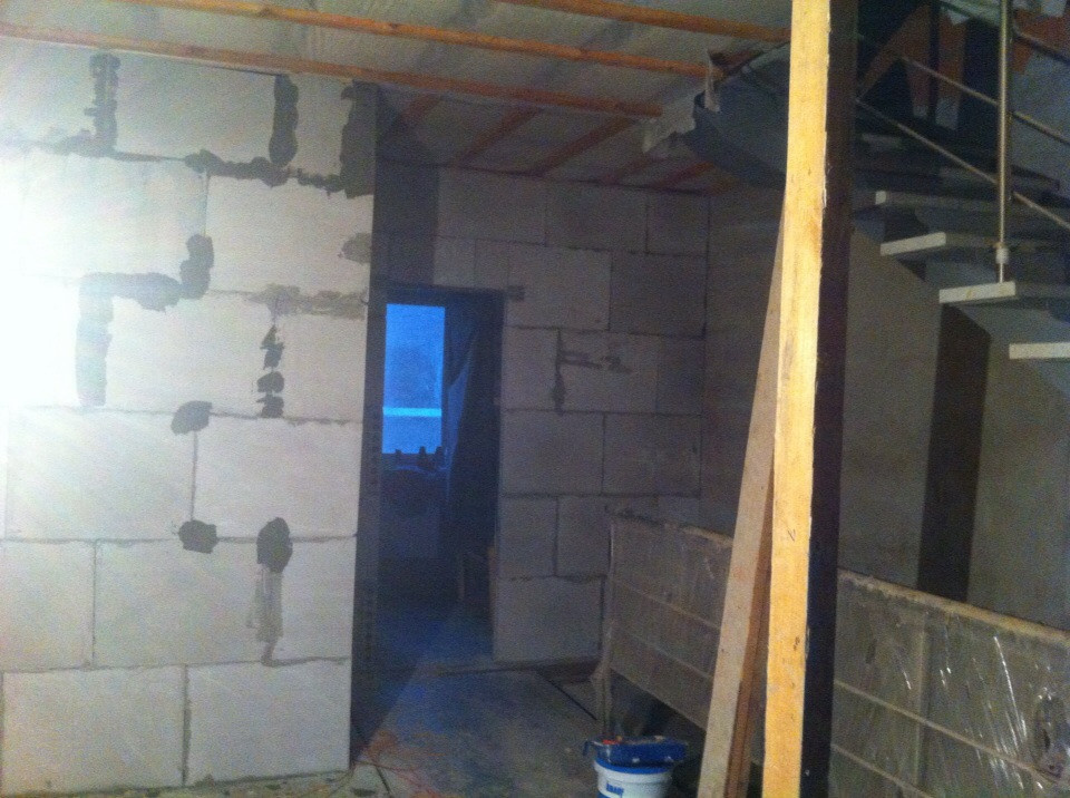 Обложка проекта: Монтаж перегородок из пазогребня